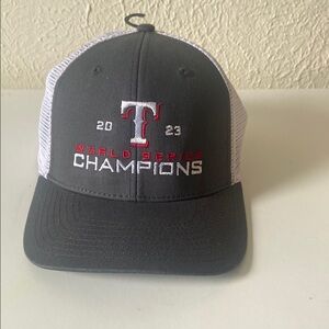 Texas Rangers World Series Champions Baseball Cap